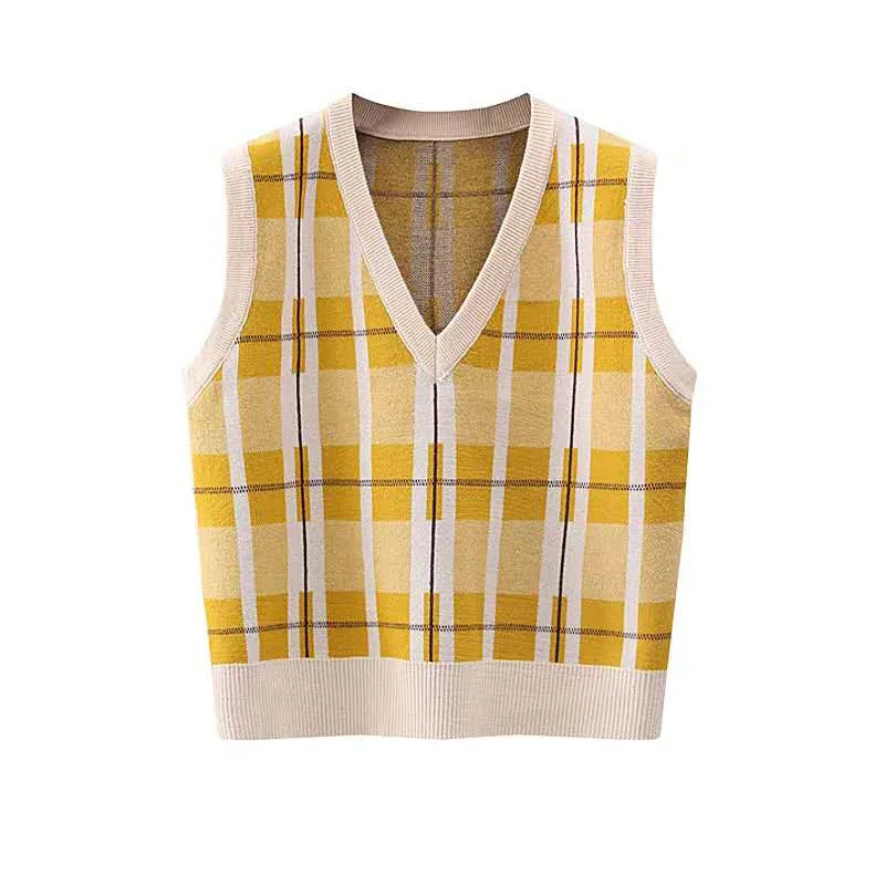 Vintage V-neck Grandpa Sweater Vest 
