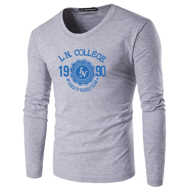 50% OFF Man Long Sleeve T Shirt Outdoor Sport Jacket Round Neck Autumn Clothes Loose Will Code Of Cotton Rendering Unlined Upper Garment