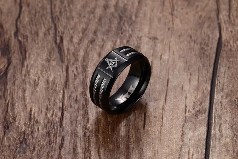 Men Masonic Rings 12