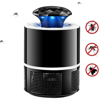 

Bug Zapper Electronic LED Light Pest Insect Mosquito Killer Lamp Fly Pests Catcher Lamp 360 Degrees LED Indoor Insect Killer