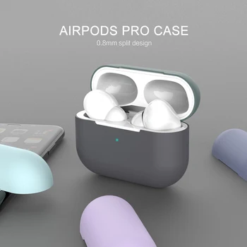 

2020 New Silicone Case For Apple Airpods Pro Case Wireless Bluetooth Protection Drop Headphone Case Cover Fashion Earphone Case