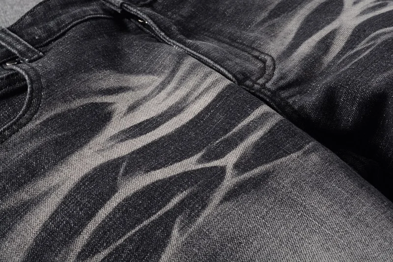 A108283 bike jeans black  6