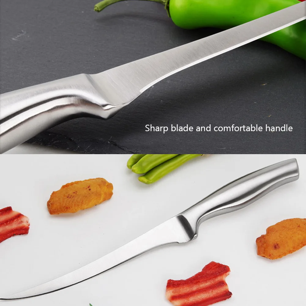 7 дюймов Высокое качество нержавеющая сталь кухонный филе нож Потрошитель рыбы скульптура нож в японском стиле обвалочные ножи