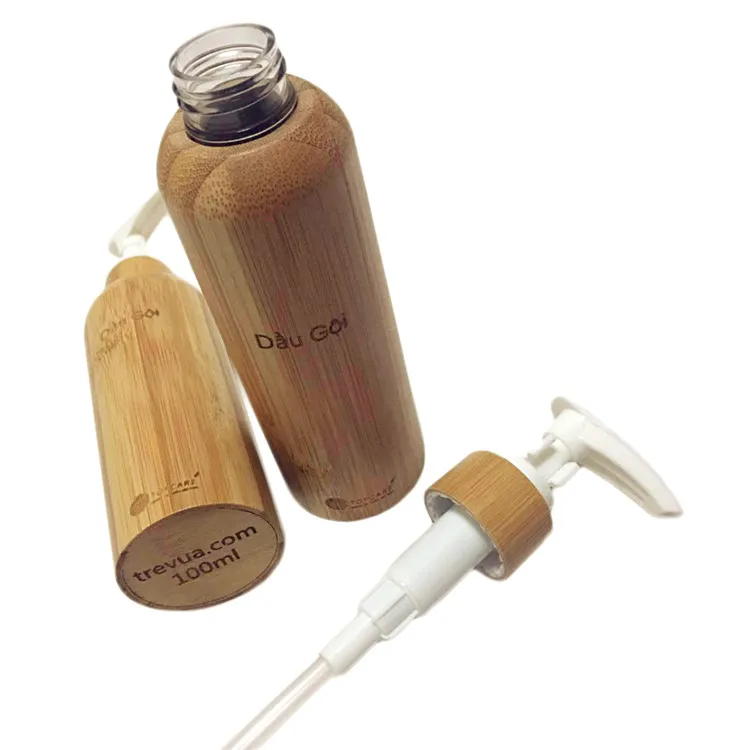 

essential oil bottles15ml 30ml 50ml engraving logo amber glass bottle bamboo covered ECO-friendly glass bottle