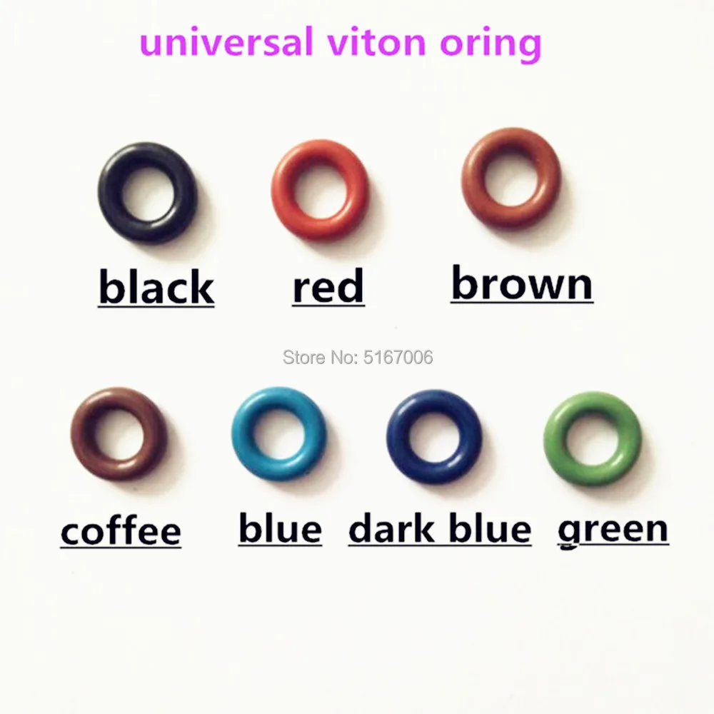 

wholesale 20pcs Universal Injector Viton Oring For GB3-100 ASNU08C Orings Top Quality Fuel Injector Repair Kit AY-O2012