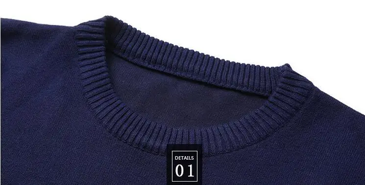 Для мужчин свитера 2018 осень-зима хлопковые пуловеры Для мужчин Повседневное свитер с круглым вырезом Для мужчин в полоску рубашка с
