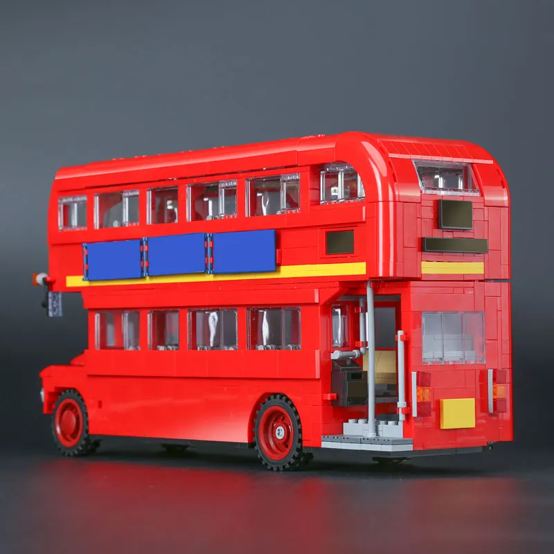 DHL 21045 1716 шт. серия Technic Car совместима с 10258 игрушками Лондон автобус набор строительных блоков Кирпичи Дети Рождественские модели автомобилей