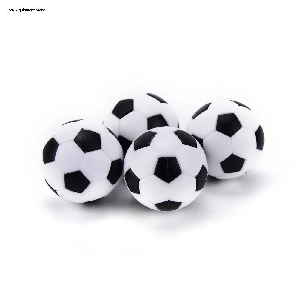 New 4 Pcs 32mm Football Fussball Soccerball Sport Gifts Round Indoor Games Foosball Table Football Plastic Soccer Ball