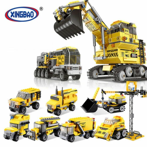 

Excavator 8 in 1 Building Block with Original Box Technic Excavator Funcation Model Bricks Toy for Kids