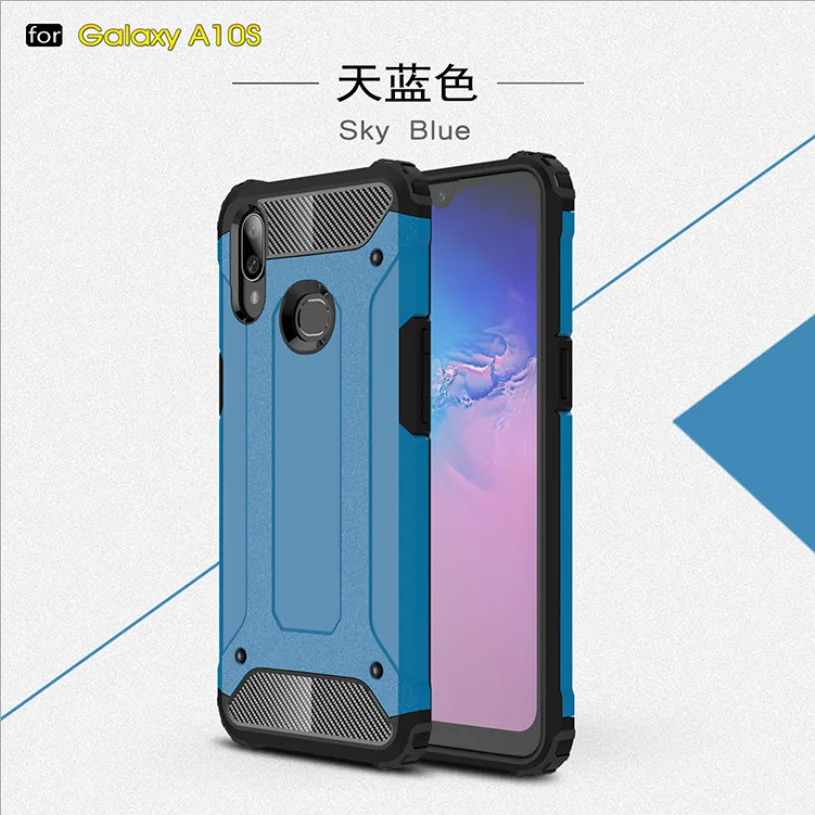 Золотой Стальной плюс два в одном противоударный чехол для телефона для samsung galaxy A50 A70 A40 A20 Note 8 9 10 S8 S9 S10 Plus