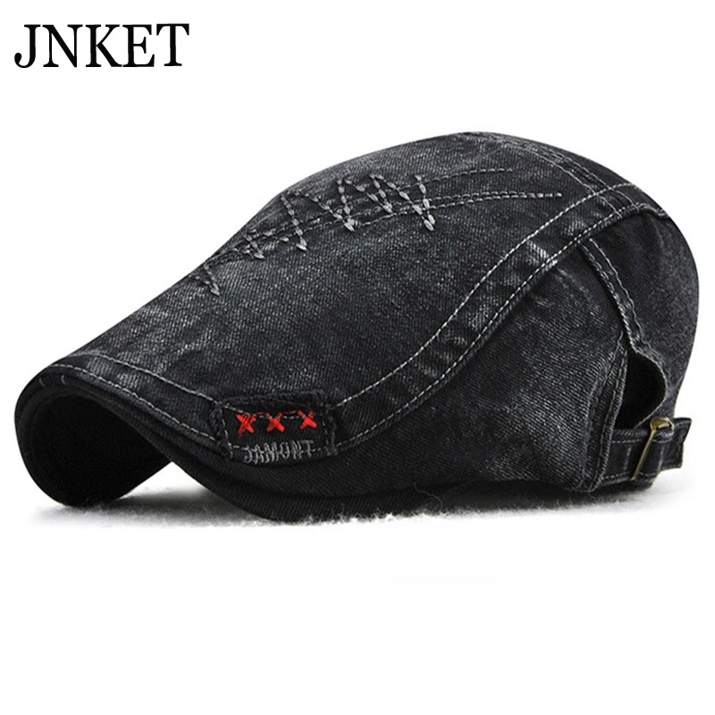 JNKET хлопковая кепка для отдыха, мужская и женская плоская кепка, s остроконечная Кепка, уличная шляпа с полями для путешествий, кепка в виде утконоса для четырех сезонов