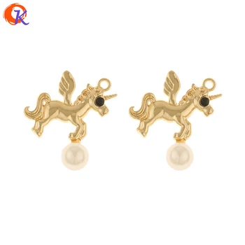 

Cordial Design 100Pcs 20*21MM Jewelry Accessories/DIY Pendant/Imitation Pearl/Horse Shape/Charms/Hand Made/Earring Findings