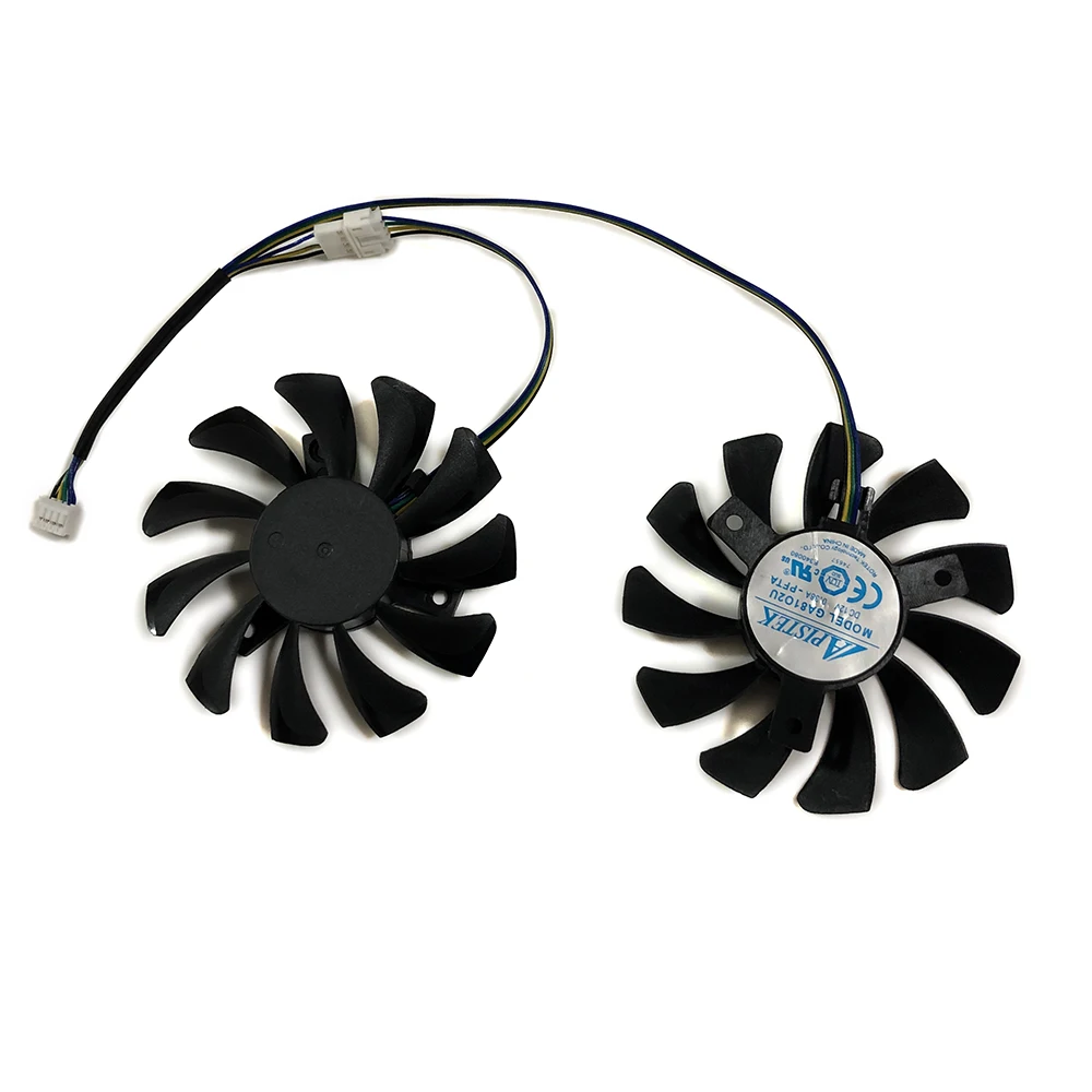 2 шт./компл. 4pin 75 мм GA81O2U PFTA HD 7770 VGA кулер вентиляторы для dataland Powercolor HD7770 7750