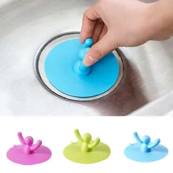 Multifuctional Kitchen Washroom Bathroom Shower Waterproof Silicone Sink Plug Water Sink Bathtub Drainage Stopper Drain Tools