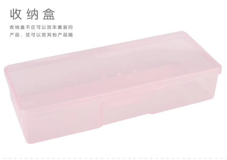 Multiple Pieces Plastic Manicure Nail Tool Suit Nail Art Sanding Nail Polish Repair Set To Remove Dead Skin Manicure Tools Set