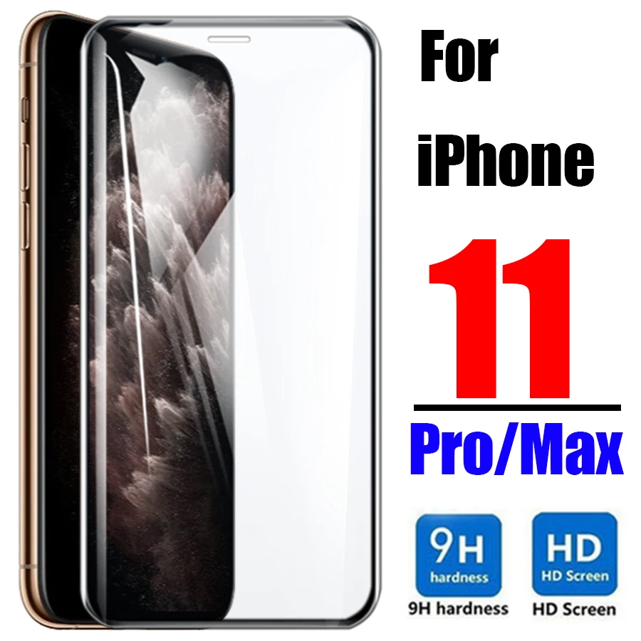 

protective glass iphone11pro safety glass for iphone 11pro max 11max pro ip tremp flim pro11 max max11 aphone iphone11 screen 9h