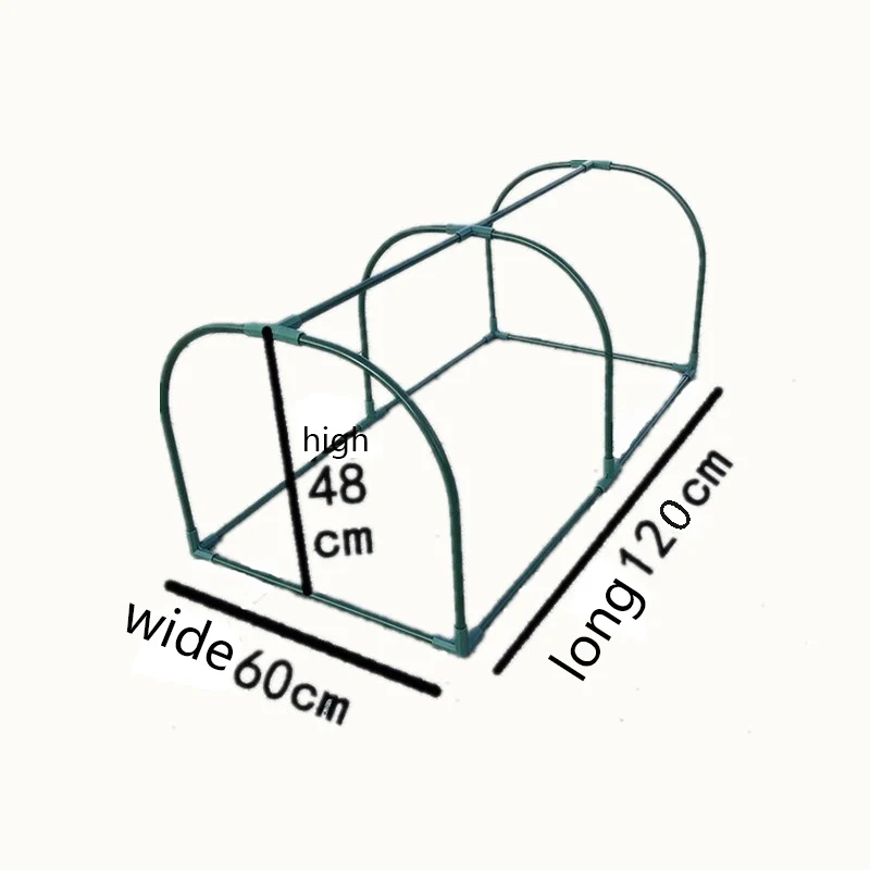 Movable Steel Frame Outdoor Plant Cover Zipper Garden Greenhouse Warm Garden Home Plant Greenhouse Cover