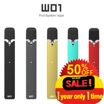 

Newest Original Electronic Cigarette Kit OVNS W01 Pod Vape Kit LED power indicating Pod System Vape Pen VS minifit Kit