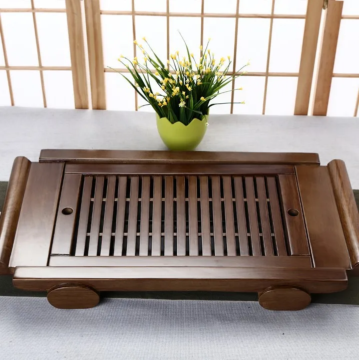 

Logs Solid Wood Book Volumes Drawer-type Tea Sets Drainage Water Storage Type Kung Fu Tea Set Tea Tray Set Wholesale Special Off