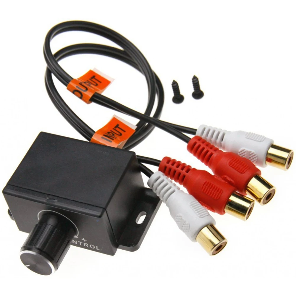 

Car Amplifier Universal Portable Level Accessories Bass Knob Auto Adjuster 12V Useful Lossless Audio Volume Controller