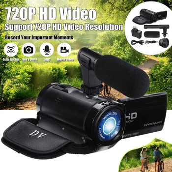 

Video Camera Camcorder with Microphone 1080P Camcorder 270° Flipping IR Night Vision with Microphone Wide Angle Len for YouTube