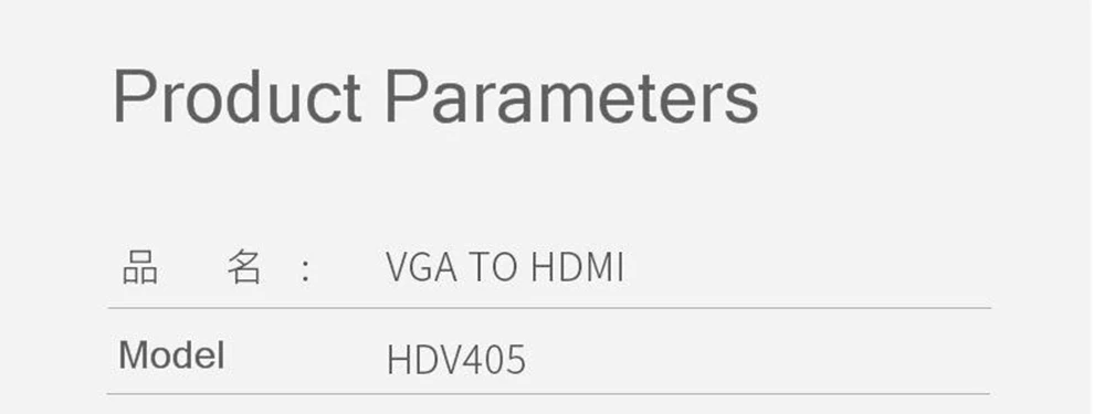 SeenDa адаптер hdmi-vga цифро-аналоговый видео аудио VGA к Hdmi для ПК ноутбук планшет мужчин конвертер с разъемом адаптер