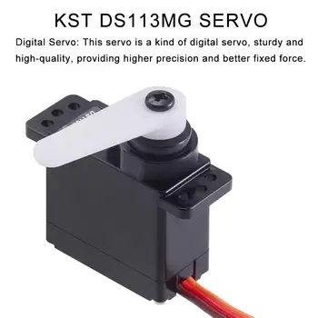 

KST DS113MG 450 Digital Servo Metal Steering Gear Servo Motor With 2 Ball Bearing For RC Drone Model For RC Model Helicopter