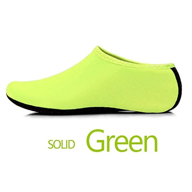 Green Босиком водонепроницаемая обувь Aqua Socks быстросохнущая Йога носки для серфинга, плавание, дайвинг водные виды спорта специальной технологии изготовления туфли облегают ногу бассейн ребенка пляжное для Для женщин Для мужчин - Цвет: Green