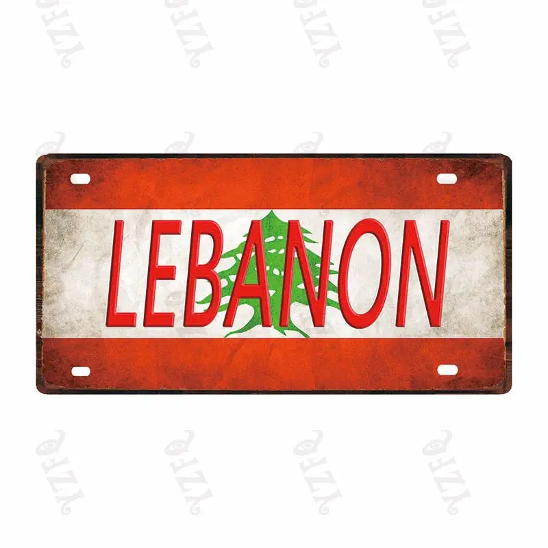 30X15CM National treasure animal License Plate Travel Souvenir Vintage Metal Sign For Wall Art Shop Restaurant Decor DC-0212A - Цвет: DC-0273