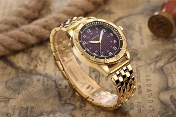 

CRRJU 2113 Top Brand Luxury Stainless steel Watch for Men Fashion classic Quartz Male Wristwatches Roman Numerals gift Clock