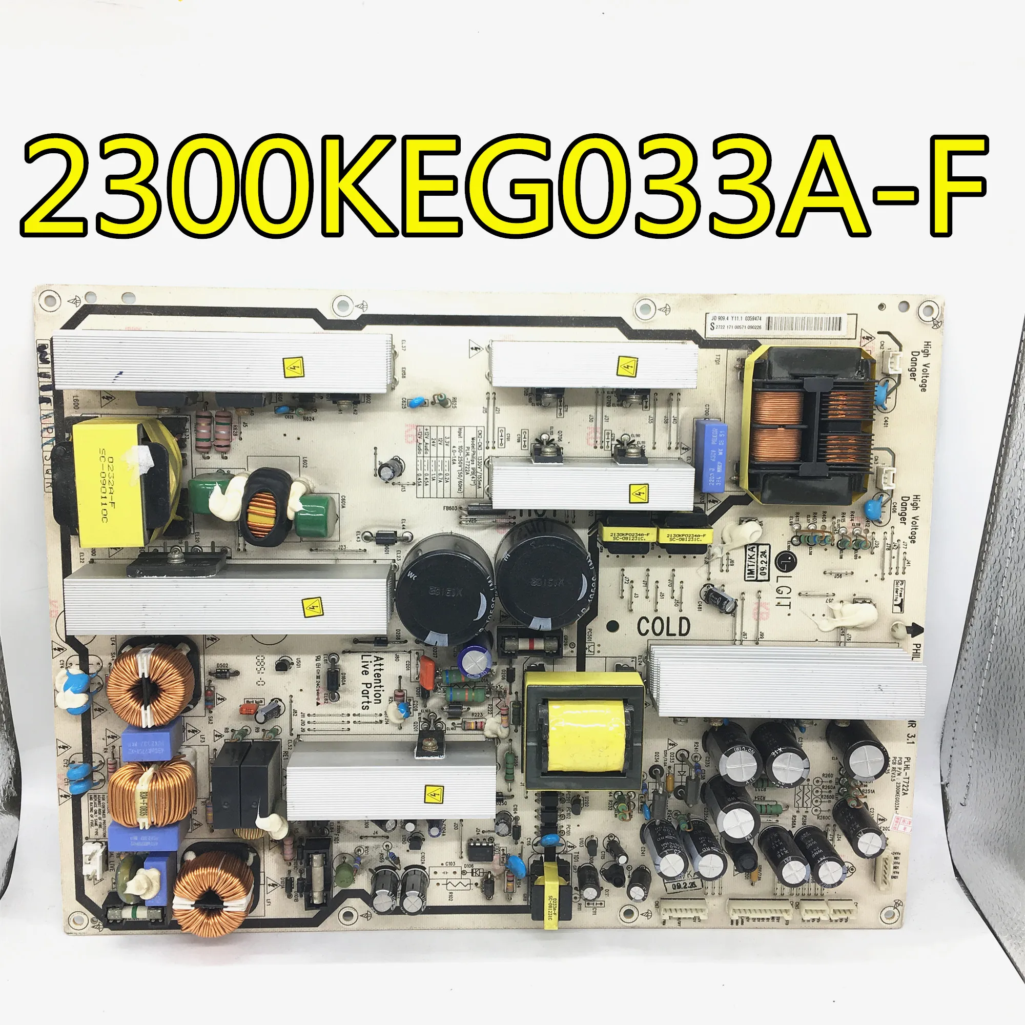 Тест для 47PFL5403/93 2300KEG033A-F PLHL-T722A плата питания