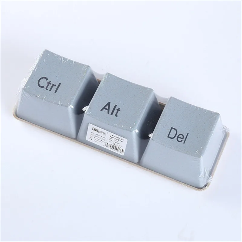 3 шт./компл. чашки-клавиатура с лотком Ctrl ALT DEL кружка для чая молока контейнер творческие подарки чайный набор клавиатура Мода кофейная чашка Taza