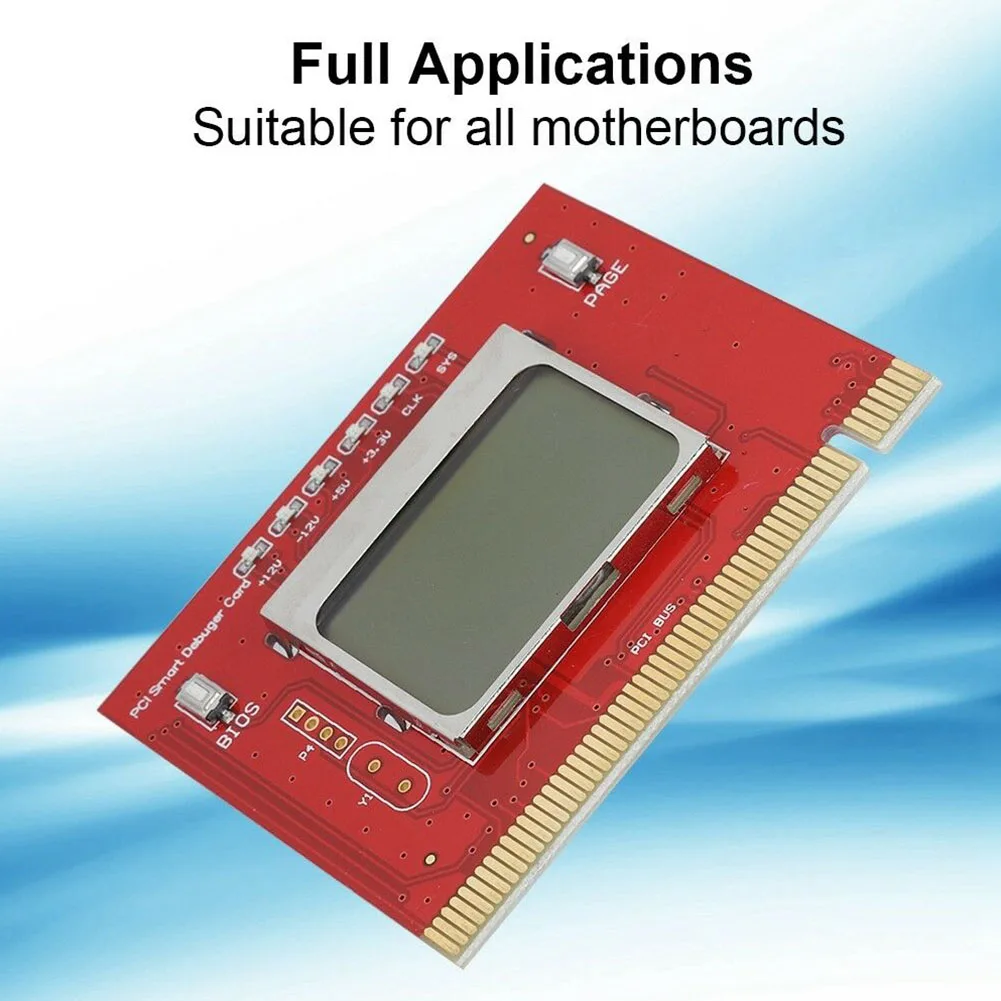 LED Screen PCB PCI Analyzer Tools PC Computer Post Card Diagnostic Tester Motherboard Mini Accessories Network Detection Desktop LED Screen PCB PCI Analyzer Tools PC Computer Post Card Diagnostic Tester Motherboard Mini Accessories Network Detection Desktop