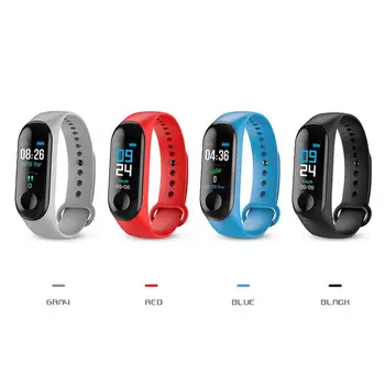 

M3X Big Touch Screen Smart Bracelet IP68 Waterproof Healthy Sleep Monitoring USB Direct Charge Smart Watch