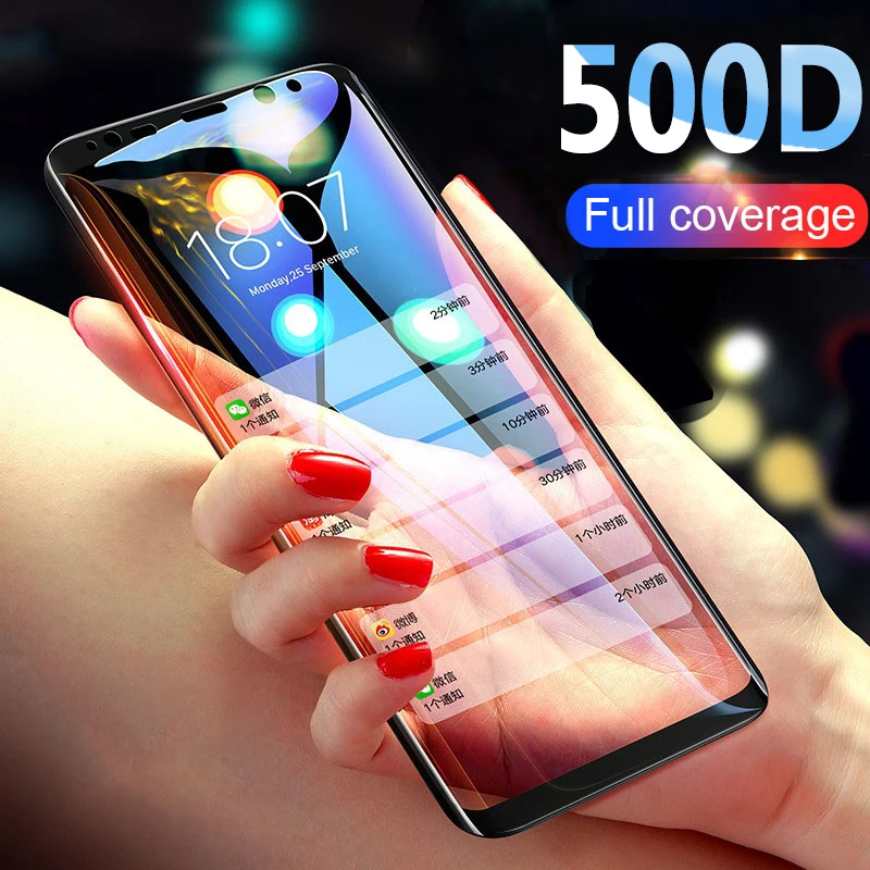 Защитное стекло закаленное для Samsung Galaxy Note 8 9 S8 S9 Plus S7 S6 edge S9|Защитные стёкла и