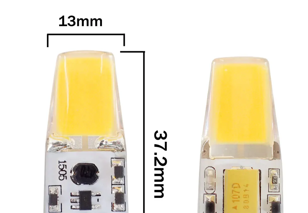 Светодиодный светильник G4 AC 220V 12V DC 1,5 W 2W 3W 4W COB с регулируемой яркостью, Теплый Холодный белый, замена галогенной лампы, люстра Bombillas
