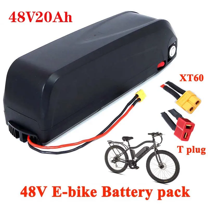 Аккумулятор для электровелосипеда Hailong 48V20Ah 13S 18650 чехол с USB 1000 Вт комплект