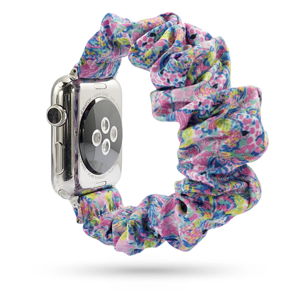 Ремешок для apple watch, ремешок для apple watch 5, 4, 3, 2, 1, 44 мм, 40 мм, женский эластичный браслет, наручный ремень iwatch, 4 ремешка, 42 мм, 38 мм, аксессуары