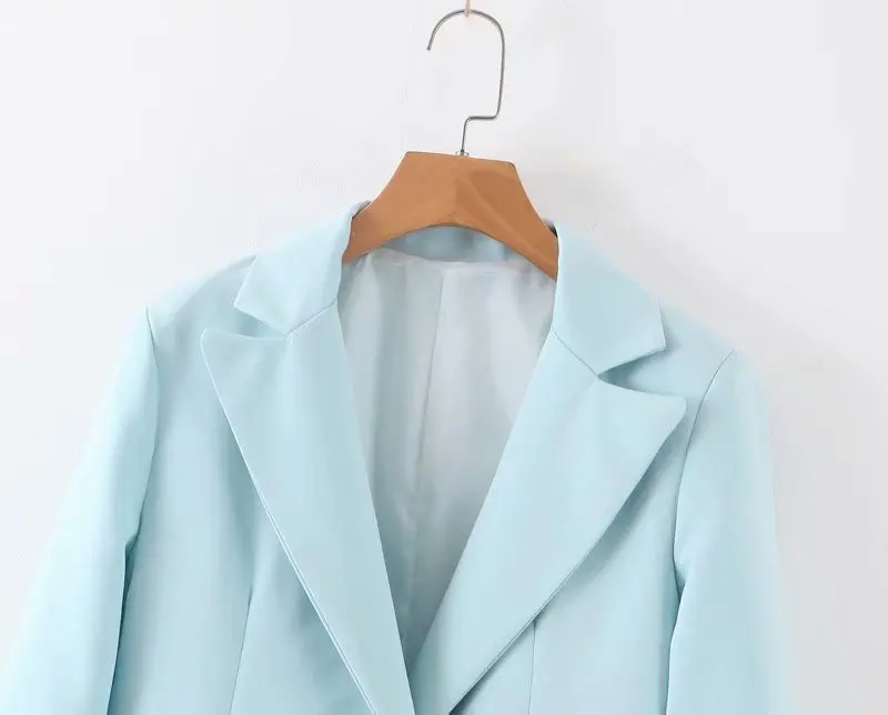 

Western Style 2019 Autumn & Winter New Style Versitile Fashion Loose-Fit Slimming Solid Color Long Sleeve Casual Suit Jacket Wom