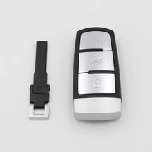 Aliexpress - 3 Button Car Keyless Smart Remote Key Shell Replacement Key Case for VW Passat B6 B7 B5 Magotan CC Remote Key Cover