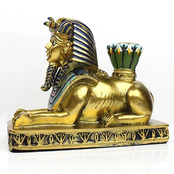 

European Egyptian Fashion Creativity Candle Holders Gold Romantic Decoration Wedding Decorations Christmas lighthouse Home 5X130