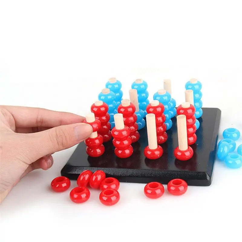 3D подключение 4 в ряд Игра Головоломка сложности обновления развивающие игрушки Дети родитель взаимодействие