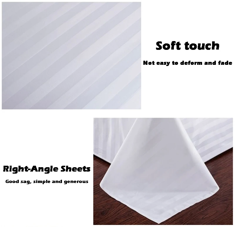 Hotel White Bed Sheets Cotton Comfortable Moisture Proof Spring Autum Summer Mattress Cover Hospital Home Mattress Protector