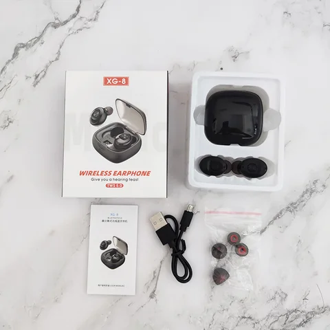 Wireless Earphones Headphones Earbuds TWS Sport Headset Noise Cancel Earphone Hifi Sports Waterproof Earbuds Bluetooth 5.0