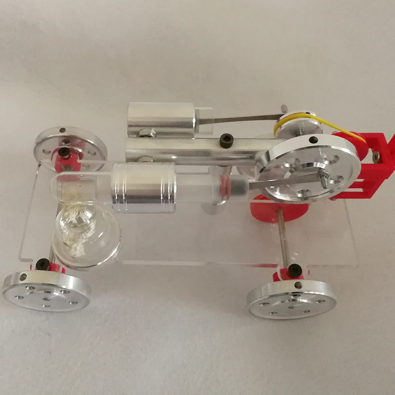 

Stirling Engine Model Movable Engine Model Engine Car Model Micro Generator Model Mini Engine Stirling Car Children's Toys Gift