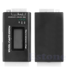 1 шт. ЖК-компьютер 20/24 Pin 4 PSU ATX BTX ITX SATA HDD Тестер питания