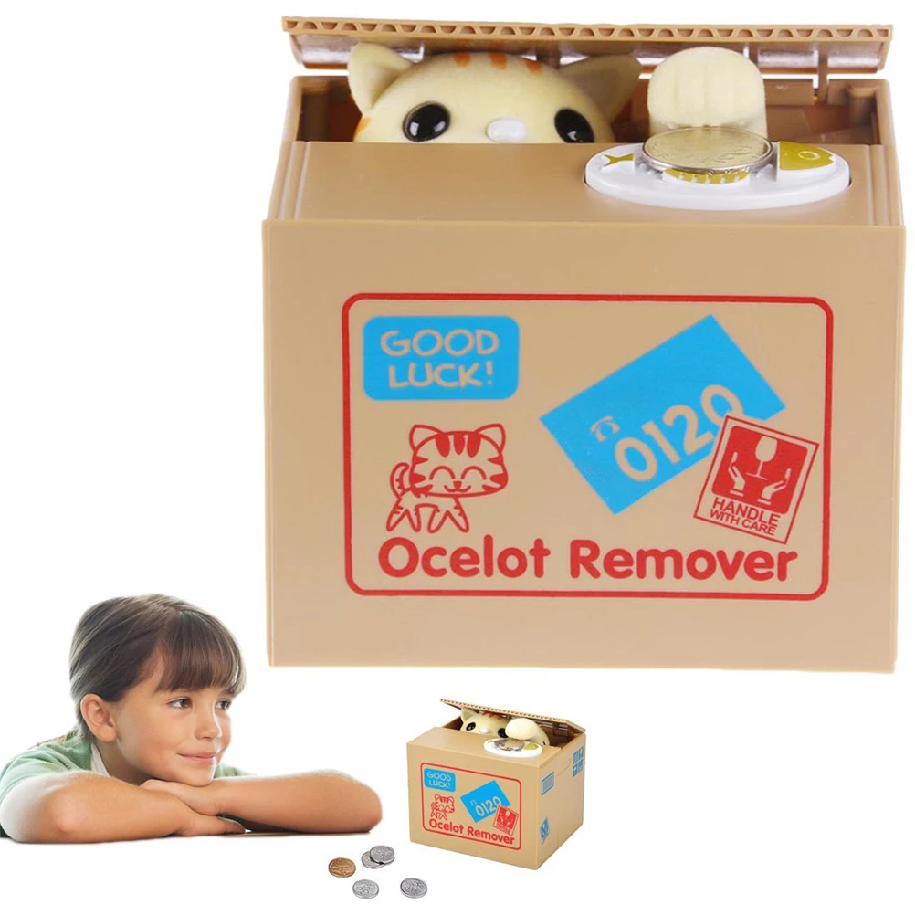 Копилка для денег Cat копилка автоматическая с пандой монет орнамент инструмент