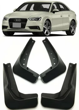 

High Quality Molded Car Mud Flaps For Audi A3 Hatchback 2013 2014 2015 2016 Mudflaps Splash Guards MudFlap Mudguards Car Fender