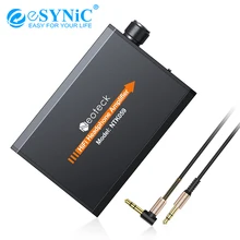 ESYNiC HiFi усилитель для наушников 16-150 Ω 3,5 мм разъем для наушников для MP3/MP4/мобильного/компьютера усилитель мощности портативный усилитель