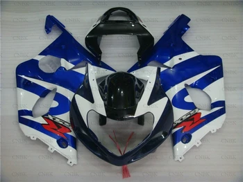 

Fairings for GSXR 600 750 1000 2002 GSXR 600 750 1000 2001 Bodywork 2000 - 2003 K1-2 Blue White Black